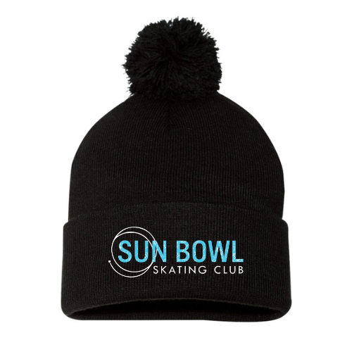 Sun Bowl Skating Basic Pom Pom Toque