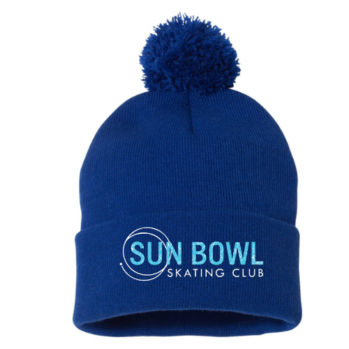 Sun Bowl Skating Basic Pom Pom Toque