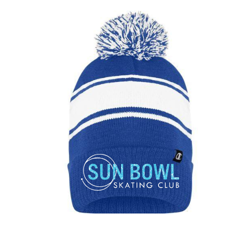 Sun Bowl Skating pom pom toque